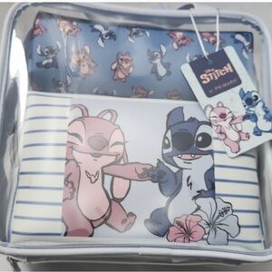 Primark Disney Stitch and Angel Cosmetic Bag Set NWT